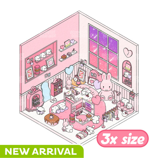 ピンク スターライト ロフト 3x サイズ