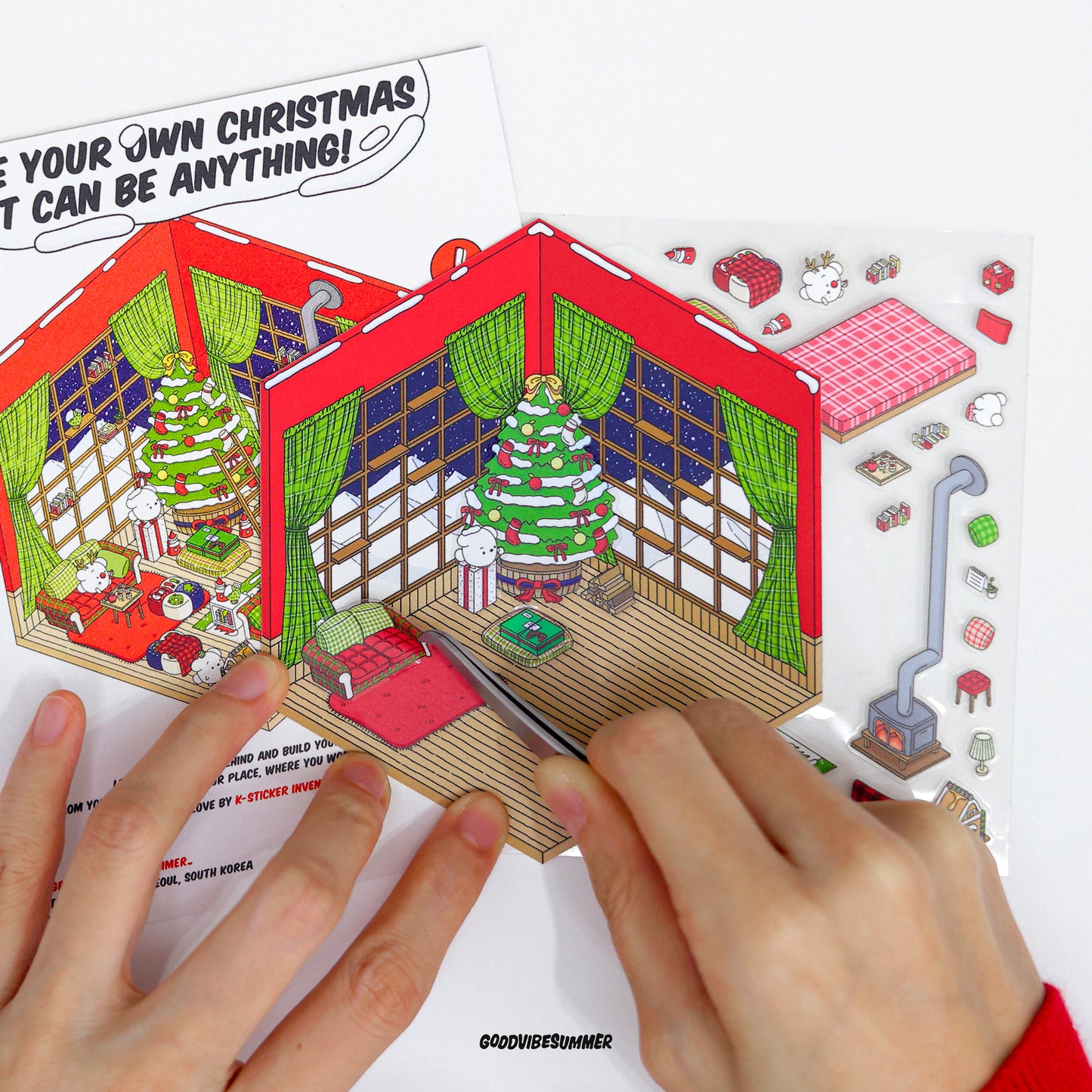 居心地の良いクリスマスキャビン