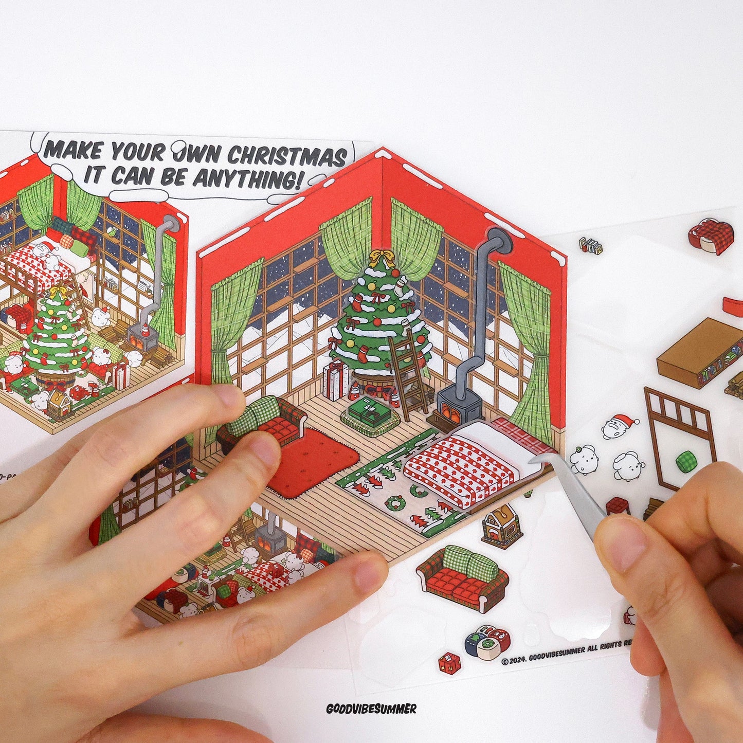 居心地の良いクリスマスキャビン