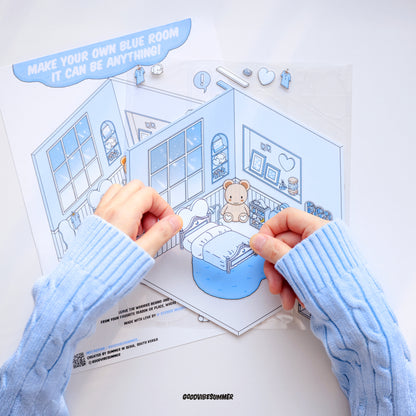 ブルーベアベッドルーム 3xサイズ