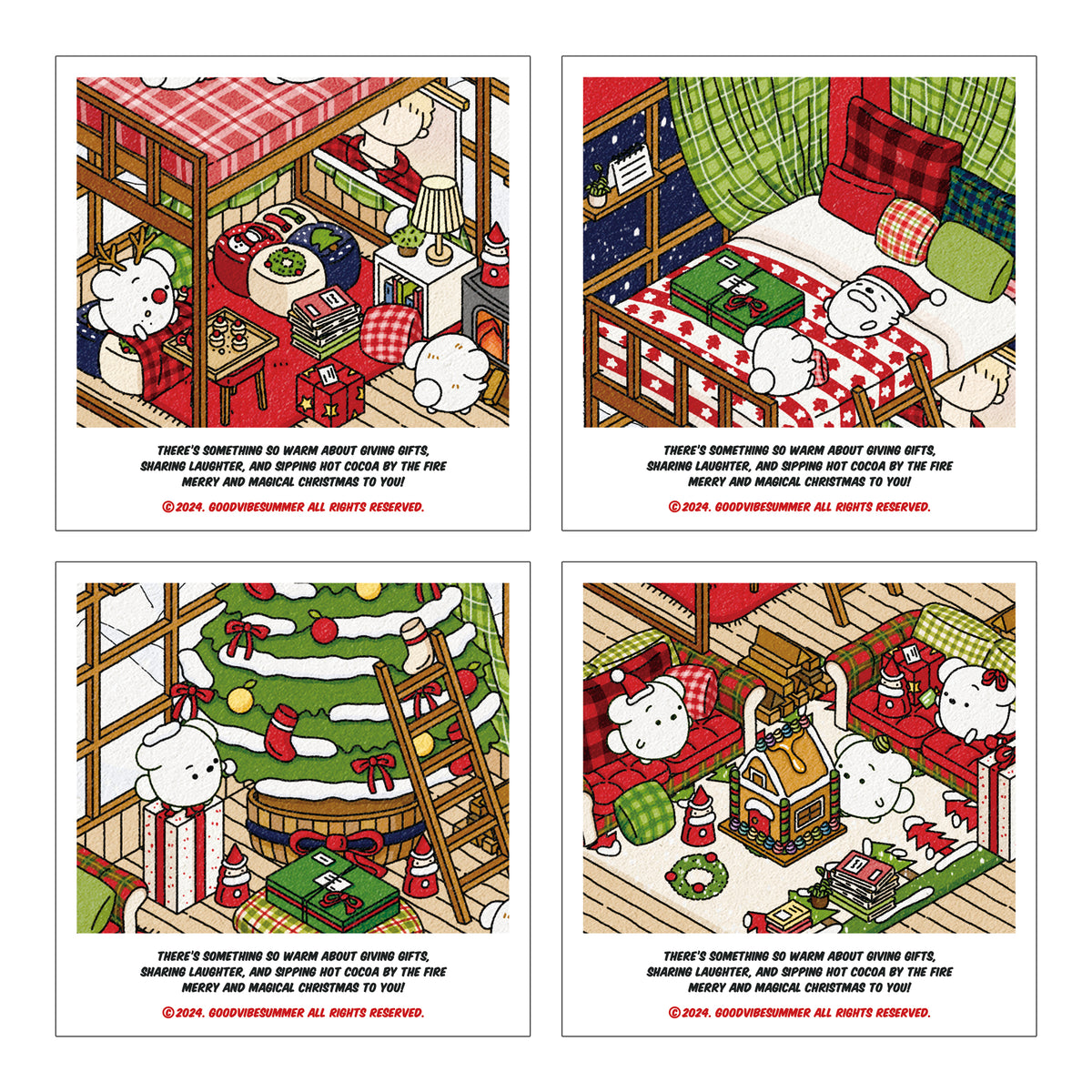 Christmas Paper Sticker Set (Free Gift)